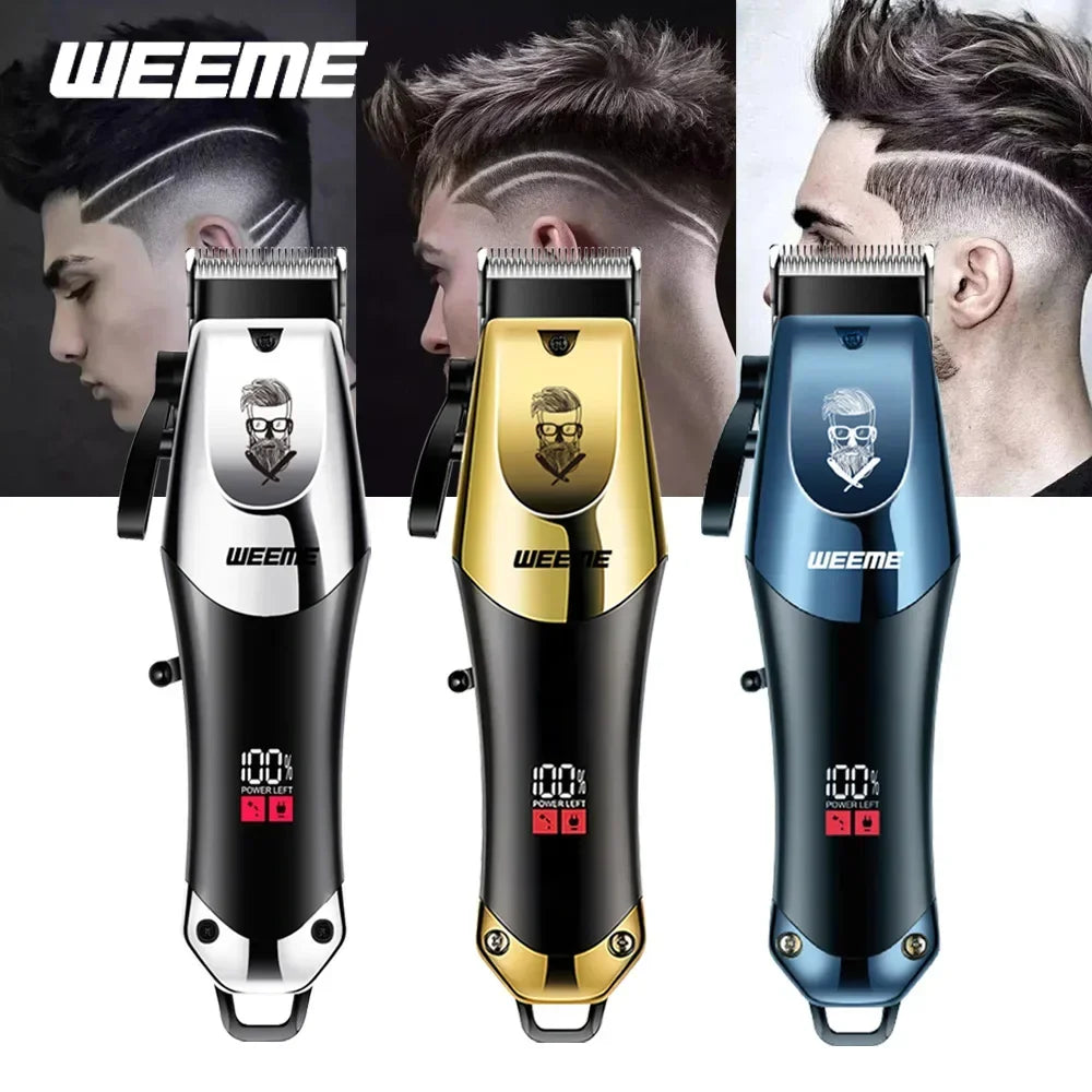 Cordless Electric Hair Cutting Machine Vintage Hair Clipper Portable Shaver Barber USB Fast Charging Hair Trimmer For Hairdresse