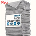 5/10/20pcs Kitchen Towel, Ultra-fine Fiber Light Gray Cleaning Cloth Set, Absorbent, Soft And Stain-removing Cloth