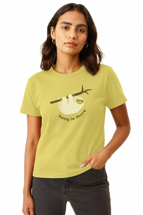 Cotton Blend T-Shirt for Women-D26